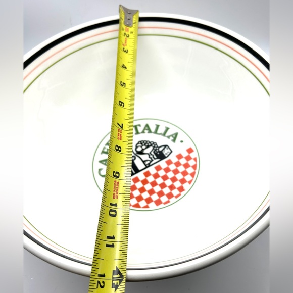 Vintage Himark Caffe Italia Pasta, Salad Serving Bowl 12" Made in Italy - Picture 5 of 9